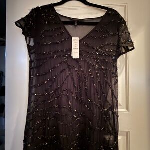 Dressy black top White House black market